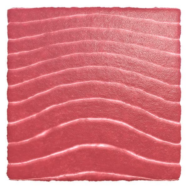 The texture of fresh tuna meat.